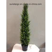 PE Juniperus Cypress Tree Potted Artificial Plant for Hotel Decoration (49869)